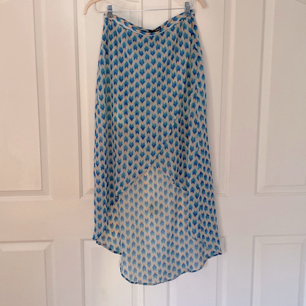 Brooklyn Industries High-Low Turquoise Skirt